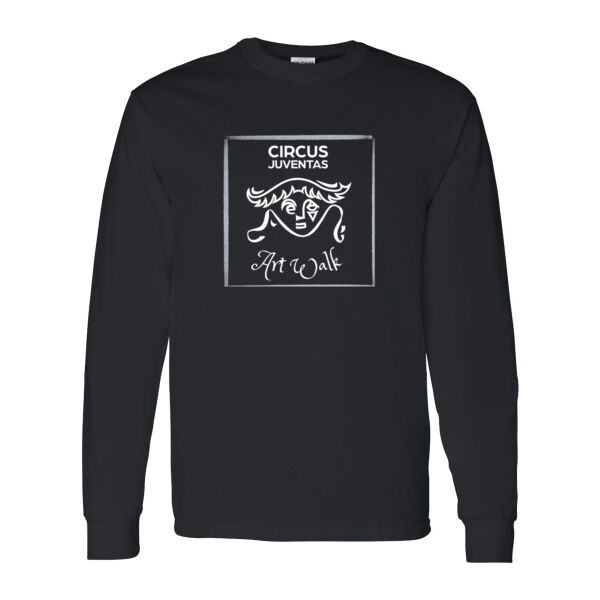 Gildan - Unisex Heavy Cotton™ Long Sleeve T-Shirt - Printed Logos Thumbnail