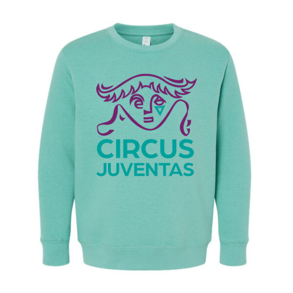 LAT - Youth Elevated Fleece Crewneck Sweatshirt - Printed Logo Thumbnail