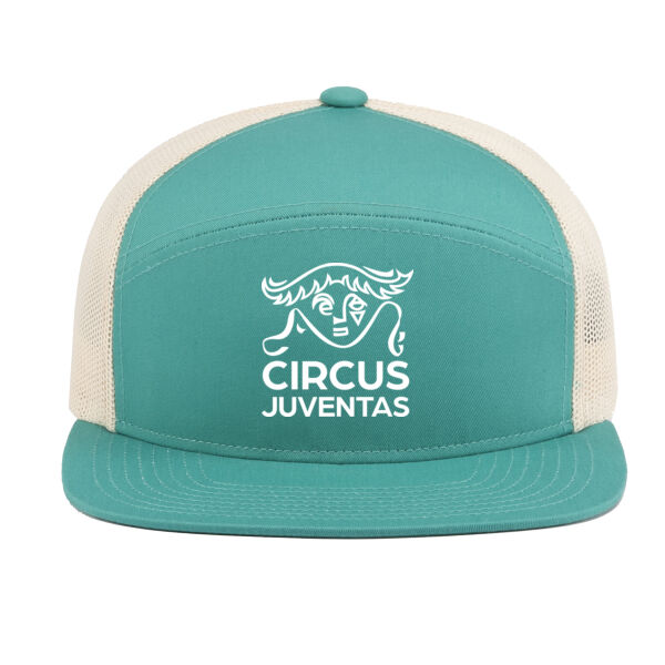 Pacific Headwear -  6-Panel Arch Trucker Snapback Cap - Embroidered Logo Thumbnail