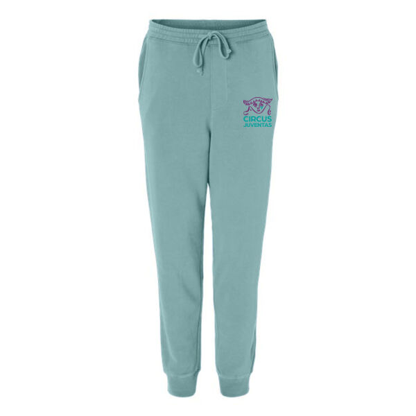 Independent Trading Co. - Unisex Pigment-Dyed Fleece Sweatpants - Embroidered Logo Thumbnail