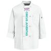 Eight Knot Button Chef Coat with Thermometer Pocket Thumbnail